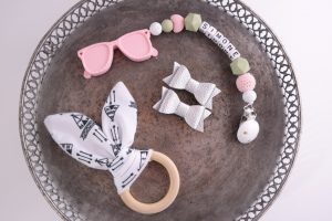 Bijtkoord Bunnybijtring Haarspeldjes - Rookies van Floor